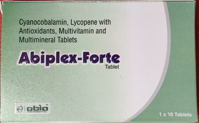 Abiplex Forte Tablet - Multivitamin healthcare supplement by CONNECT PHARMACEUTICALS Mumbai